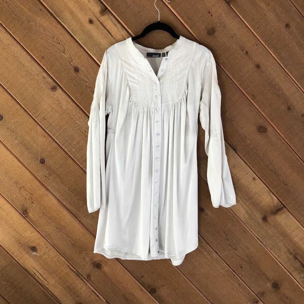 SILK VINTAGE Babydoll Dress from Iceland